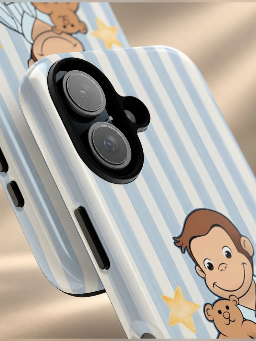 Curious Monkey Pajama iPhone Case